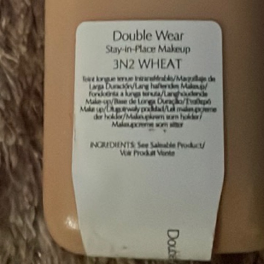 COPY - Estée Lauder Double Wear Stay In Place Makeup in shade Wheat 3N2 New Bot…